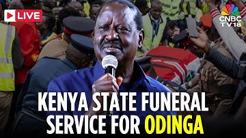 Raila Odina Funeral LIVE: Thousands Pay Tribute To Former Kenyan PM Odinga at Nyayo Stadium | N18G