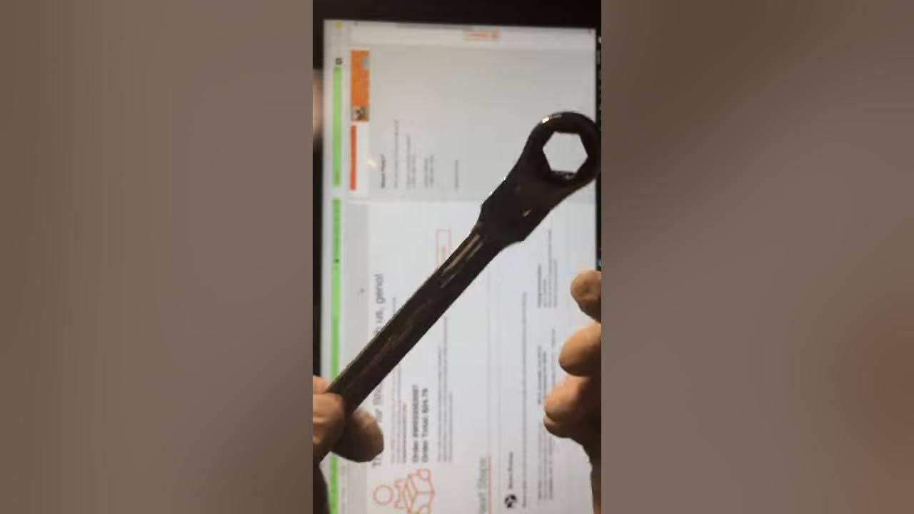 rarely used ratcheting wrench internal mechanism failure on 14mm end