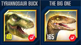 TYRANNOSAUR BUCK VS THE BIG ONE VIP BATTLE | HT GAME