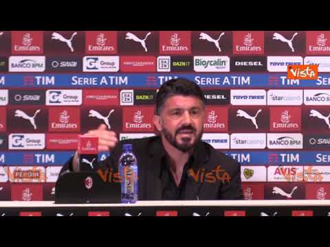 Gattuso lascia il Milan, tutti i suoi show in conferenza stampa