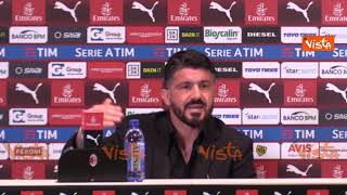 Gattuso lascia il Milan, tutti i suoi show in conferenza stampa