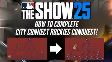 MLB the Show 25: How to Complete City Connect Rockies Conquest *All Rookie*