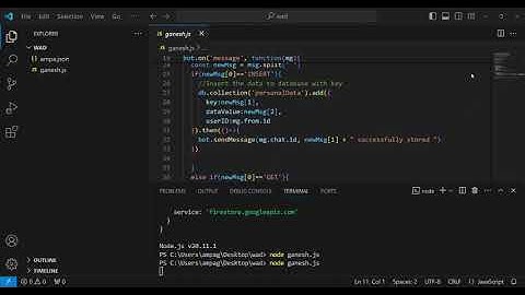 create telegram chatbot using firebase