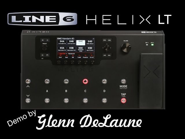Line 6 Helix LT Demo - by Glenn DeLaune - YouTube