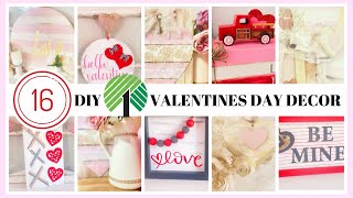 16 DIY DOLLAR TREE VALENTINES DAY DECOR | VALENTINES DAY DIYS | TRADITIONAL VALENTINES DAY DIYS