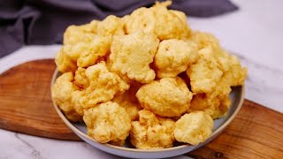 Crispy battered cauliflower: a super easy and crunchy recipe!