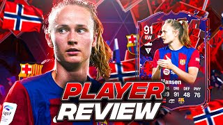 91 TRAILBLAZERS HANSEN PLAYER REVIEW! EAFC 24 ULTIMATE TEAM