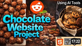 Chocolate Delight Website 🍫 | HTML CSS JS Mini Project using ChatGPT &amp; Blackbox AI 🤖✨ #htmlcssjs 💻