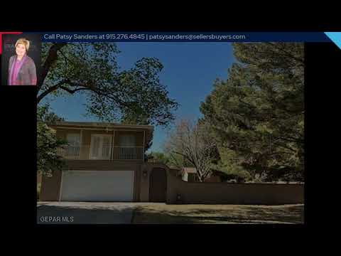 800 Fairway Circle, El Paso, TX home video tour