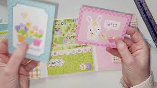 Project Share - Easter Trifold flip album.