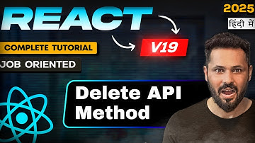 React 19 Tutorial #61 Integrate Delete Method API
