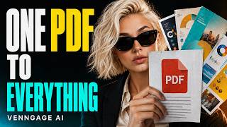 I Turned One PDF Into an Infographic Report and Social Campaign With AI