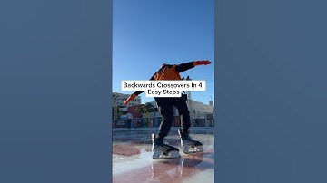 How To Backwards Crossovers 🔥😱 #iceskating #tips #shorts