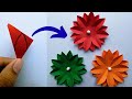 Easy Paper Flower Making | How to make easy paper flowers | Paper Flower Making Step By Step