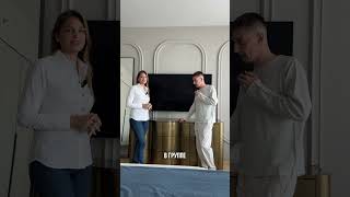 Молдинги на стенах #ремонтквартиры #дизайнинтерьера