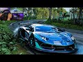 Lamborghini Aventador SVJ 1560 HP | Forza Horizon 5 | Thrustmaster T300RS  Steering Wheel