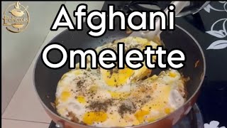 "How to Make a yummy Tasty Delicious Afghani Omelette | Authentic Afghan Breakfast"