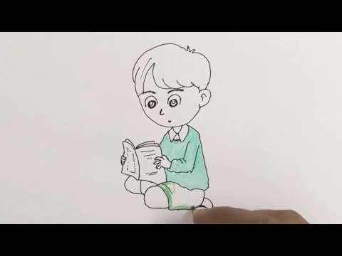 וִידֵאוֹ: איך לצייר ילד