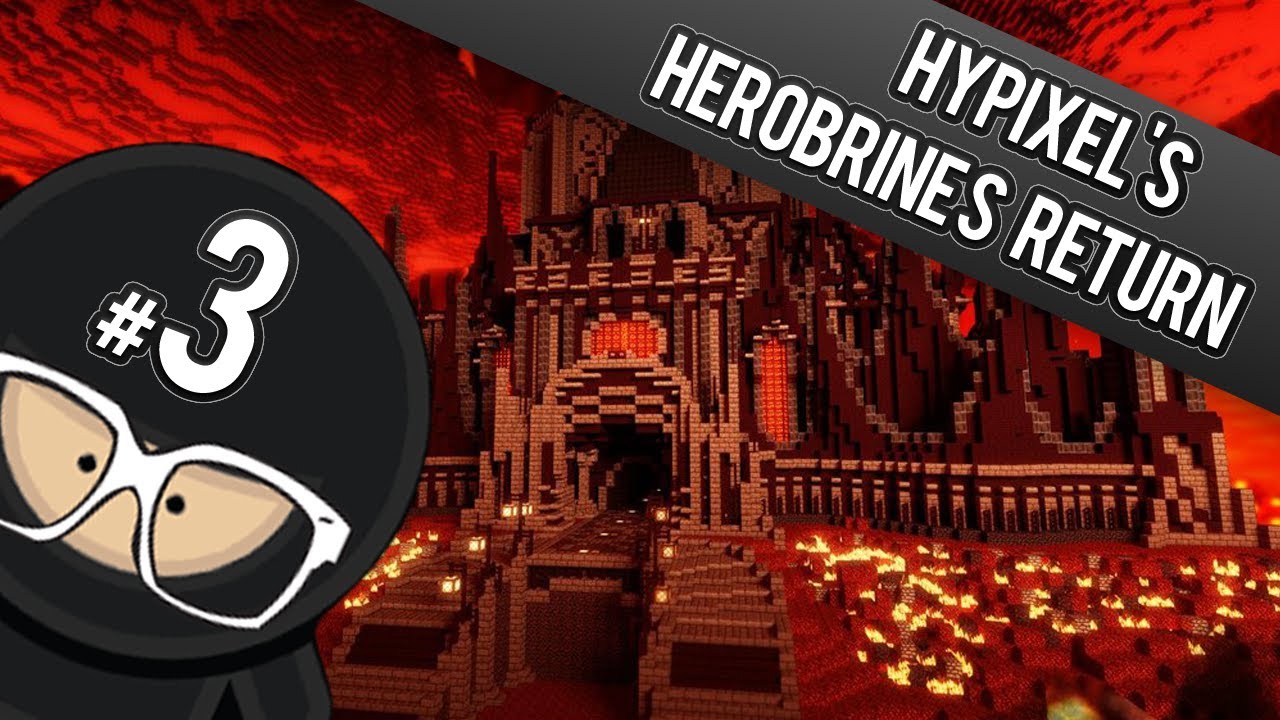 Herobrines Return - Minecraft Hypixel Adventure Map Part 3 - YouTube