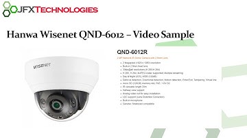 Wisenet QND 6012R Video Sample