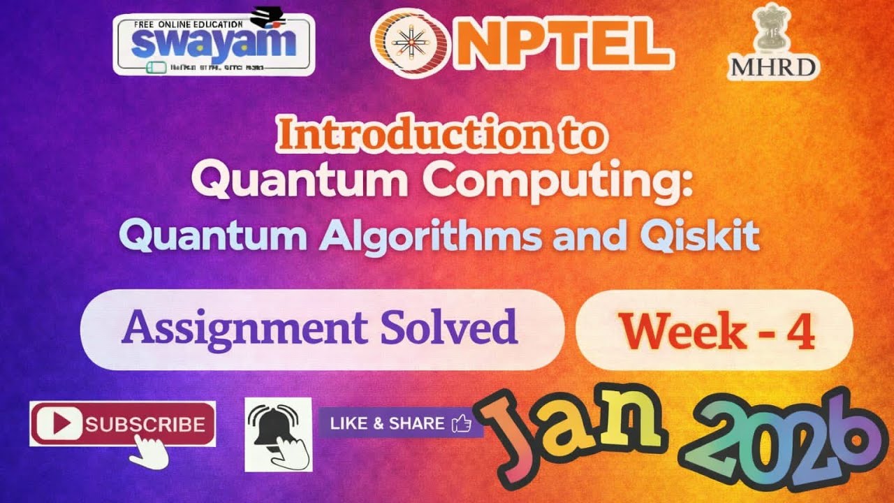 Introduction to Quantum Computing: Quantum Algorithms and Qiskit Week 4 ...