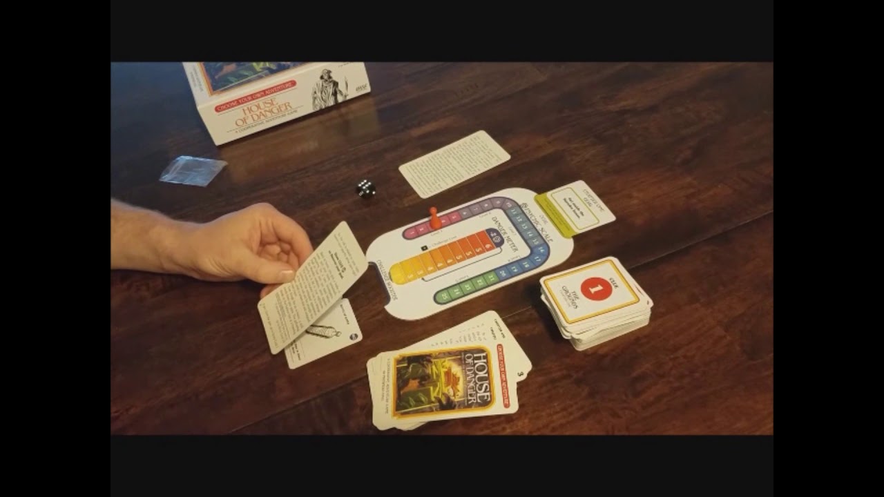 GamingNight house of danger board game pt1(contains spoilers) YouTube