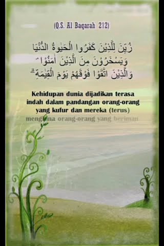 Surat Al Baqarah 212: Dunia Dijadikan Terasa Indah #kutipanayatalquran