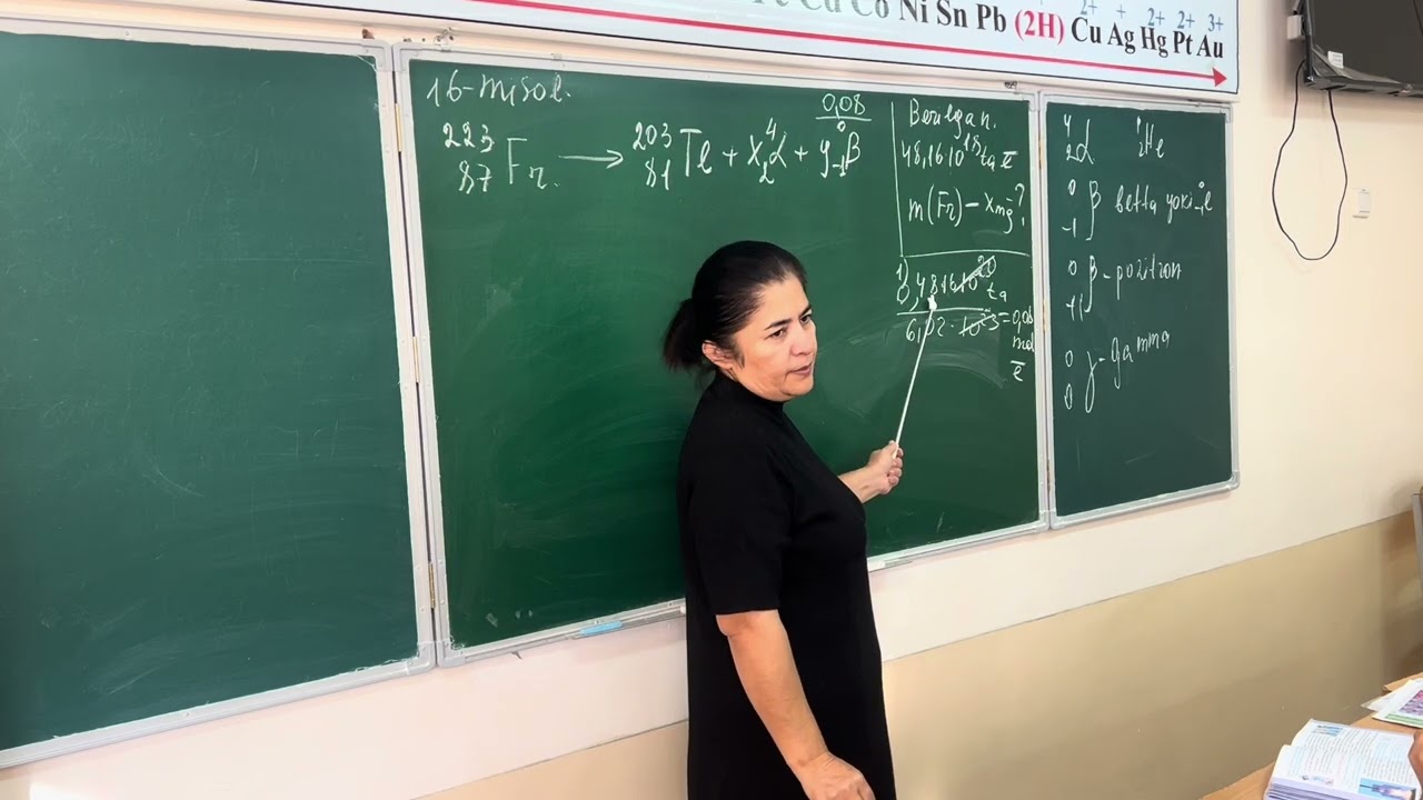 Yadro reaksiyalar davomi