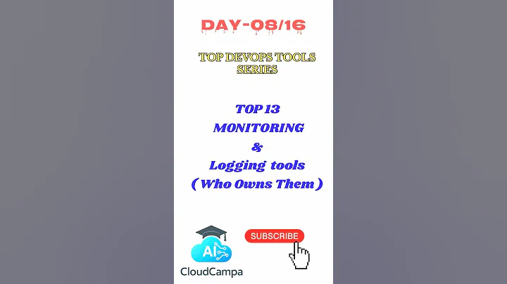 Top 13 Monitoring and Logging Tools #devops #kubernetes #monitor #aws #azure #ai #ml