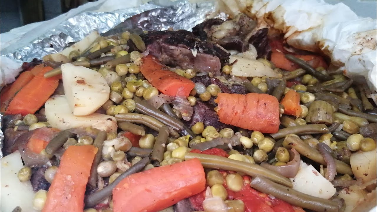 ورقة الخضار باللحمه في الفرن هتوديكم في حته تانيه خالص الذ الذ ✍️👍🥒🥕🍅كل عام وانتم بالف خير