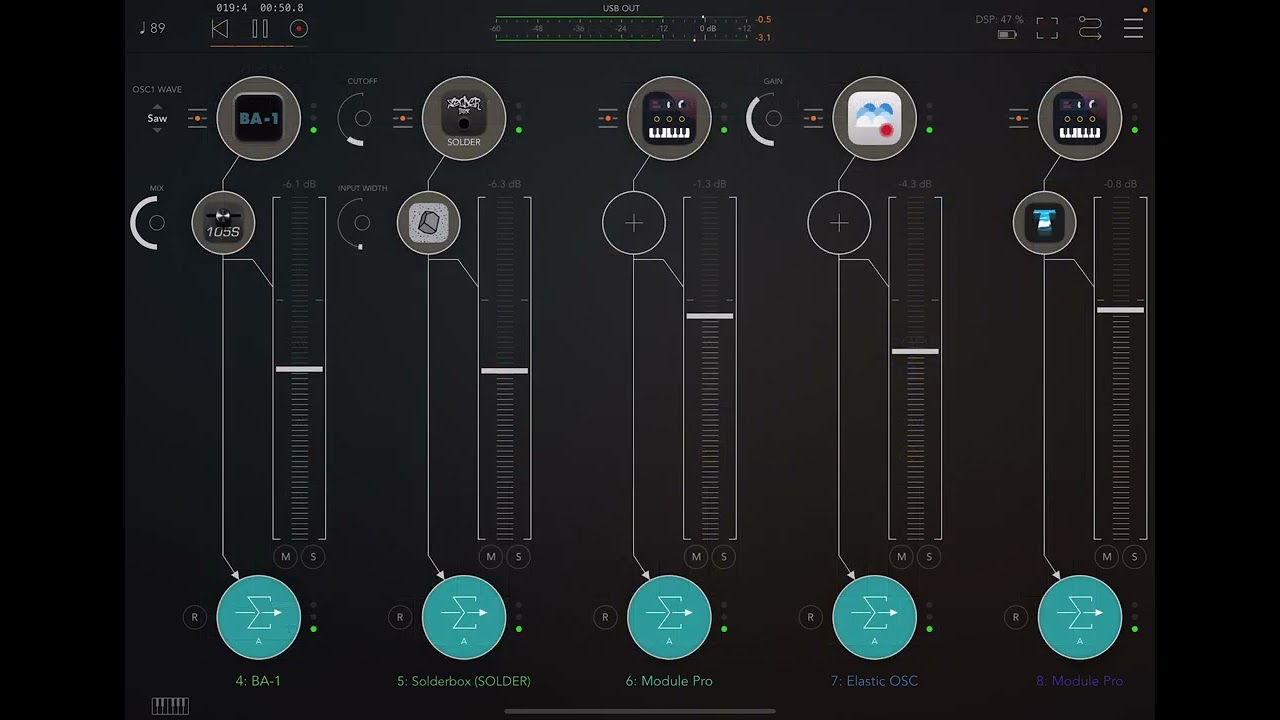AUM MIDI - iPad Electronic Music Session