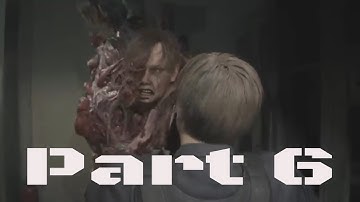 RESIDENT EVIL 2 REMAKE Walkthrough Gameplay Part 6 - (RE2 LEON)