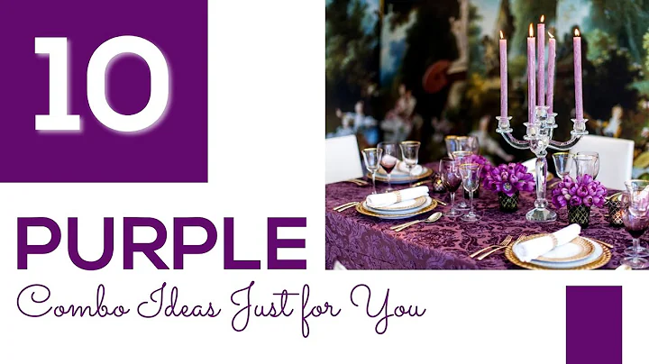 10 Purple Combo Ideas Just For You | BalsaCircle.com