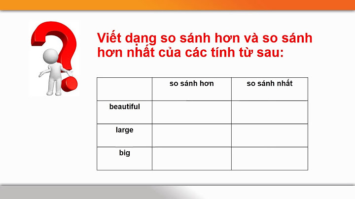 Tính từ so sánh hơn của large năm 2024