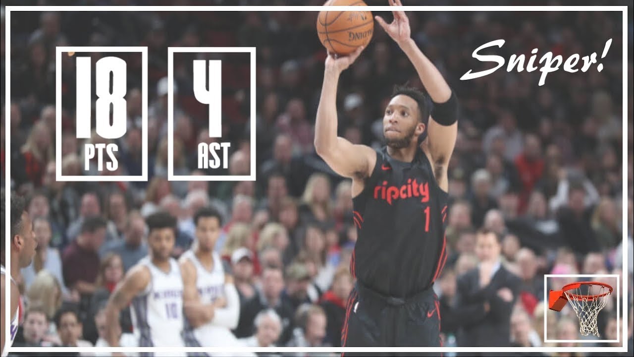 Evan Turner - 18 Points Full Bucketilation - Blazers vs. Spurs (4/8/18)