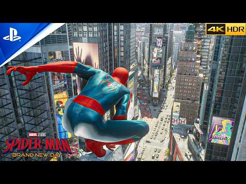 Marvel's Spider-Man 2 (PS5 PRO) BRAND NEW DAY Suit All Cutscenes Full Game Movie [4K 60FPS HDR]