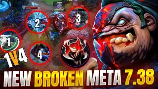 : NEW BROKEN META on 7.38 Patch - Pudge Carry