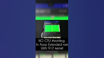 Mi A3 : Cpu throttling Test on AOSP Extended Rom