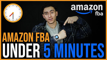 How AMAZON FBA Works In Under 5 MINUTES!!!