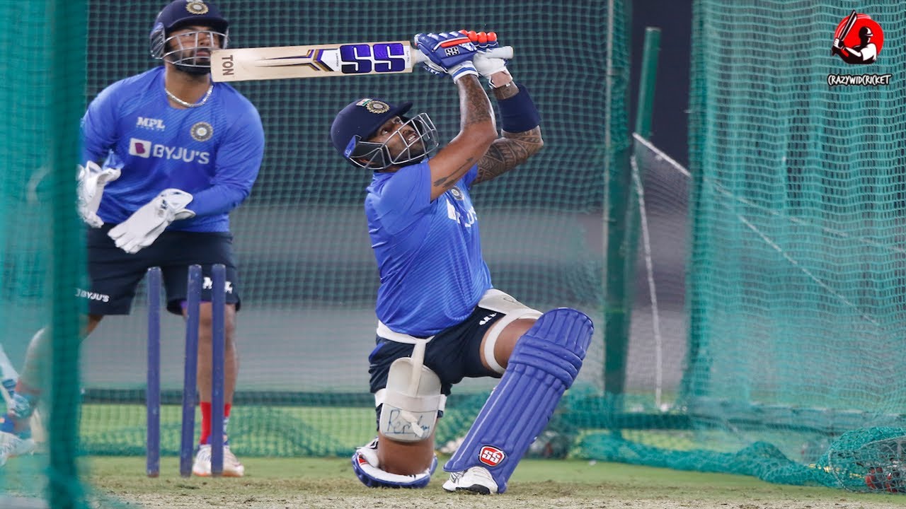 Suryakumar Yadav batting in the nets | SKY