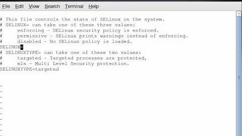 Disable selinux in linux