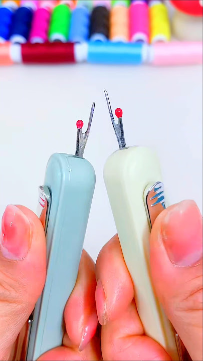 Seam Ripper, 2 in 1 Needle Threader Seam Ripper for Sewing Threading and Seam Remo 🪩 #shorts
