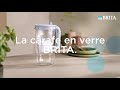 Carafe en verre brita