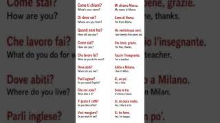 Frasi in italiano | Parla facilmente | italian in Punjabi🇮🇹🇮🇳 #viral #shortvideo