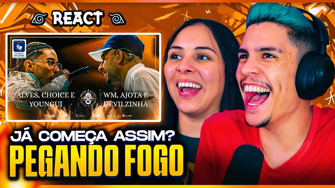 BDA 8 ANOS #1 | WM, AJOTA E DEVILZINHA X ALVES, CHOICE E YOUNGUI | [React] 🔥