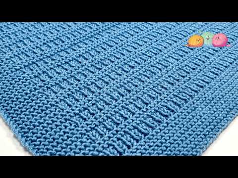 How to Knit the Archie Baby Blanket - video from Snufflebean Yarn