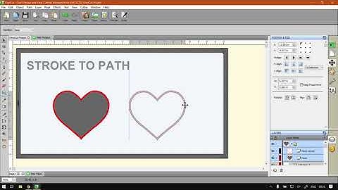 VinylCut 5 Software Turn a Stroke of a Shape into its Own Shape, Step by Step Video Guide