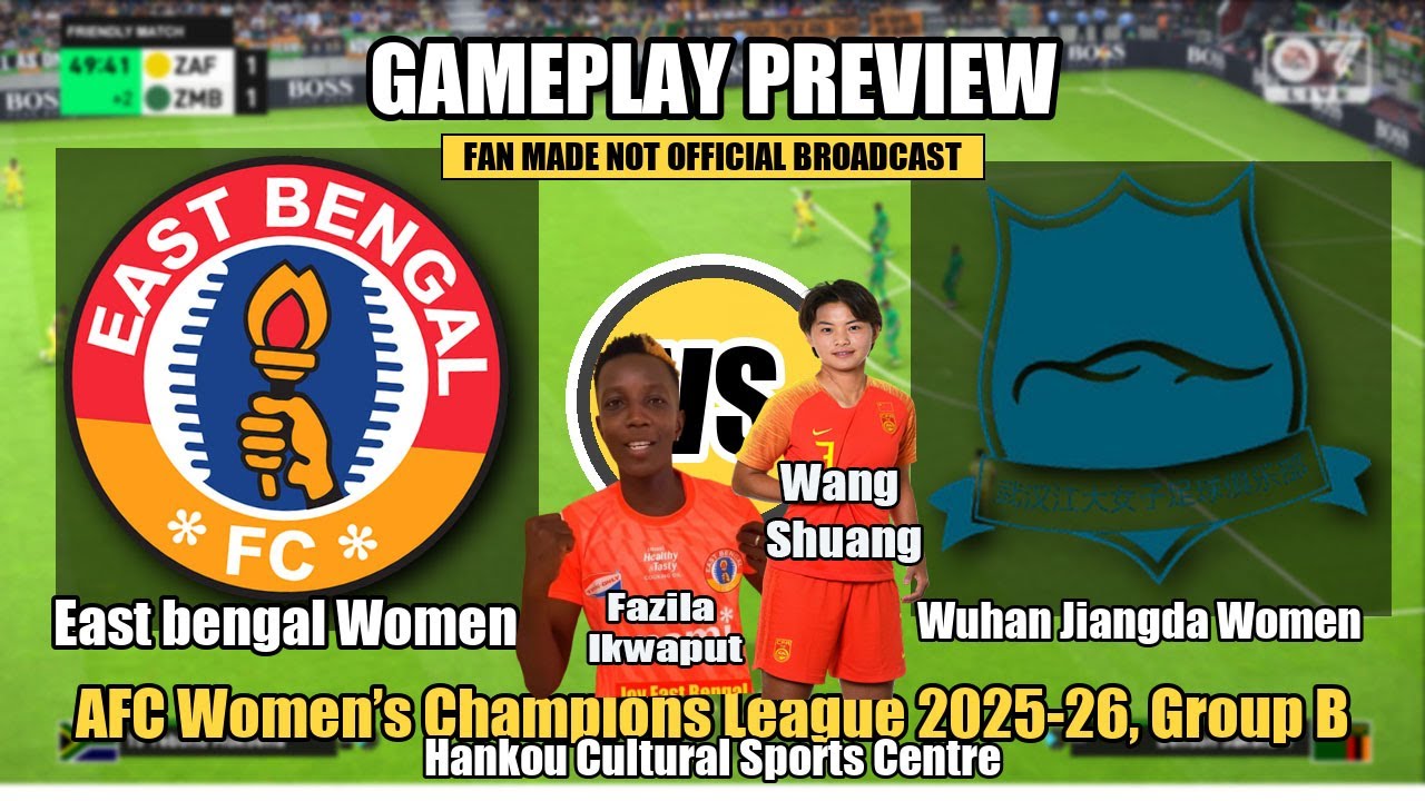 Женщины Восточной Бенгалии против женщин Ухань Цзянда | 20 ноября 2025 г. | Предварительный просм...