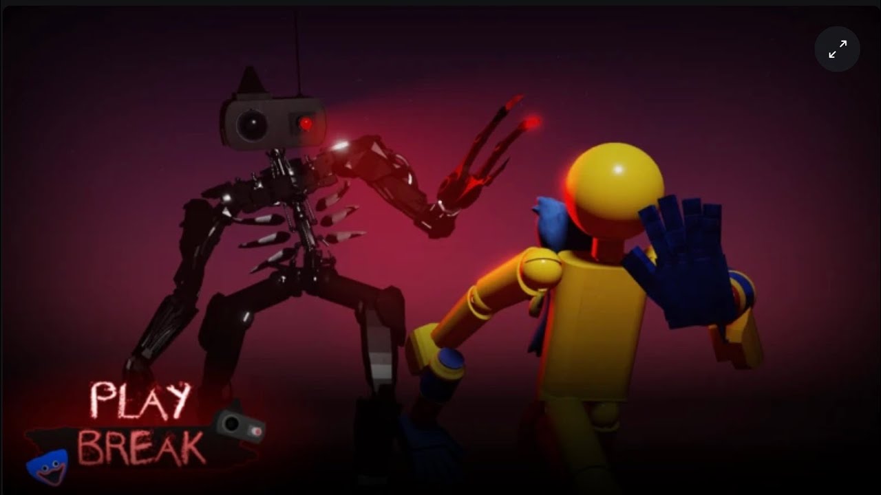 Playing play break with my friend in Roblox