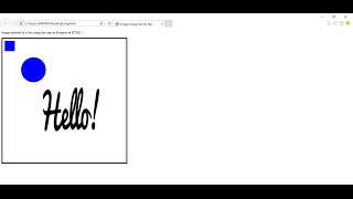 How To Draw a Circle and a Rectangle and Fill it using Canvas Property in HTML